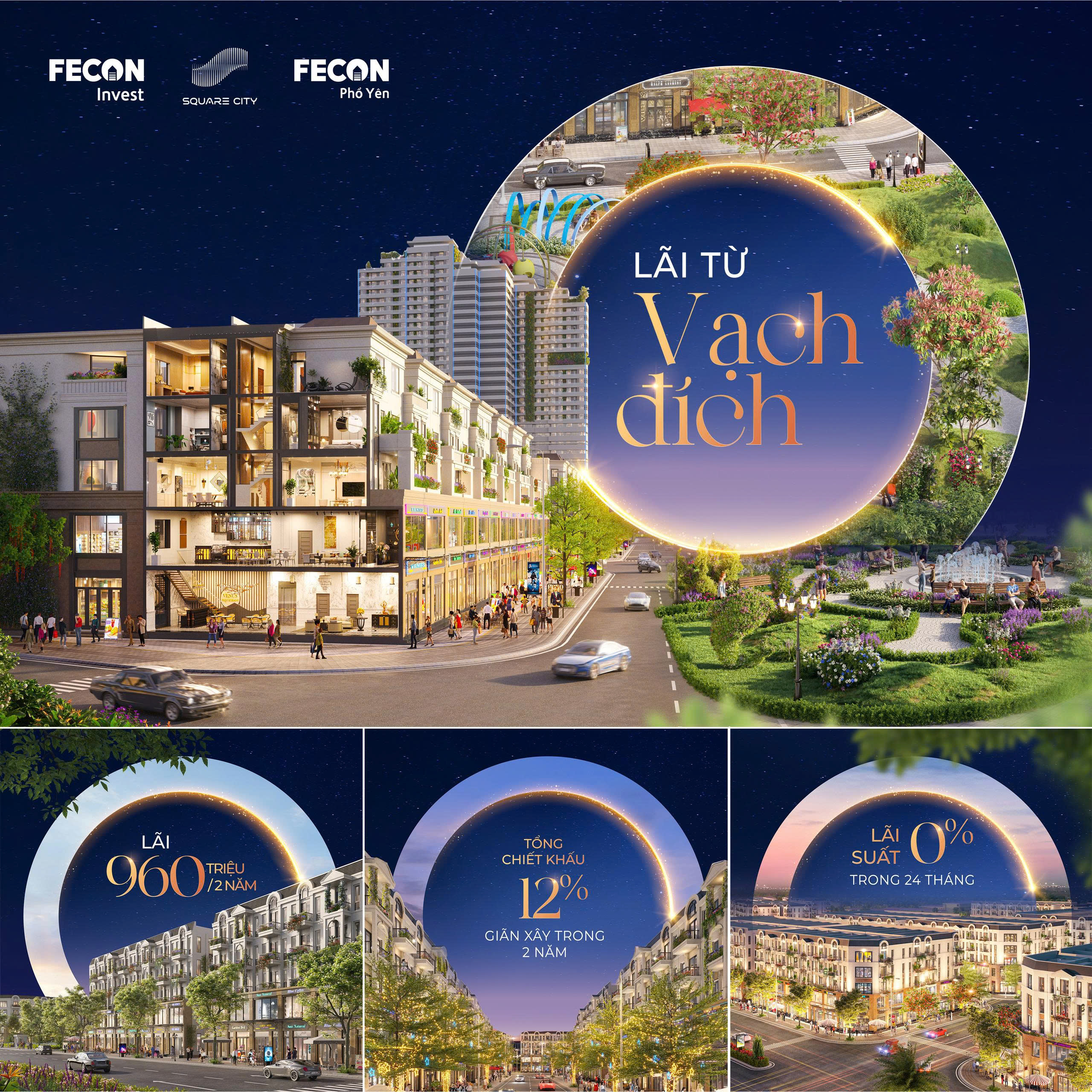 Square City Khu đô thị trung tâm quảng trường Phổ Yên